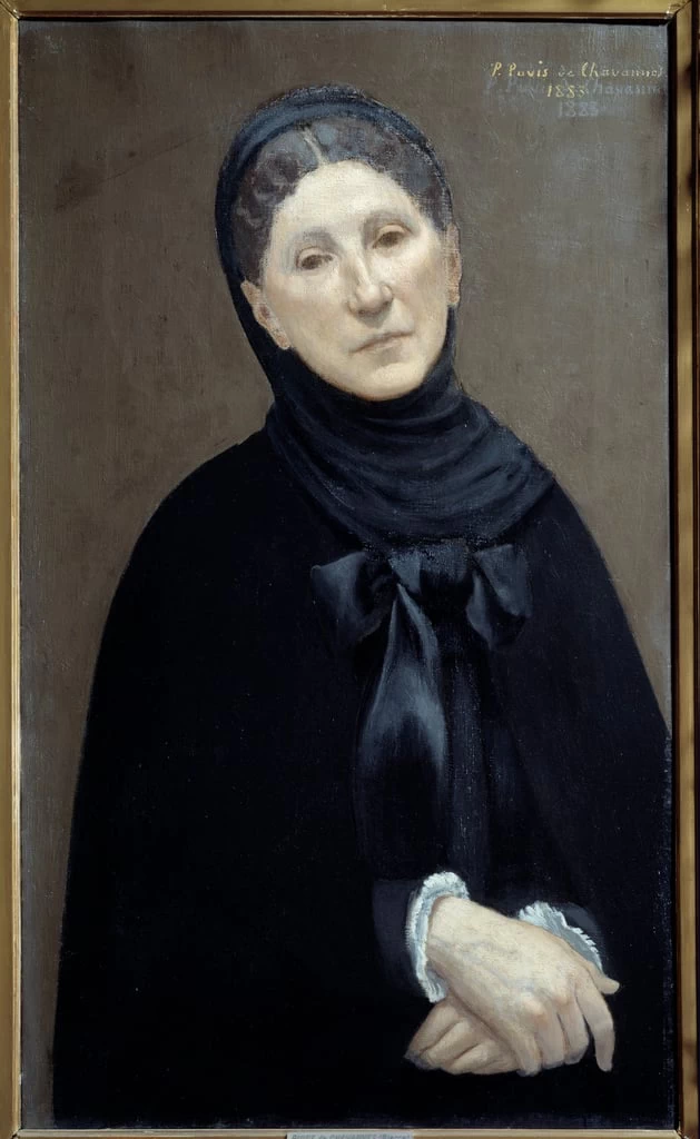 Pierre Puvis de Chavannes - 122, Ritratto della principessa Marie Cantacuzene, moglie dell'artista, Musee des Beaux, Arts, Lyon